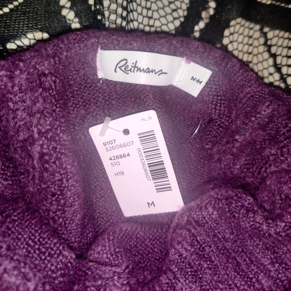 Purple Knit Turtleneck - Picture 4 of 7